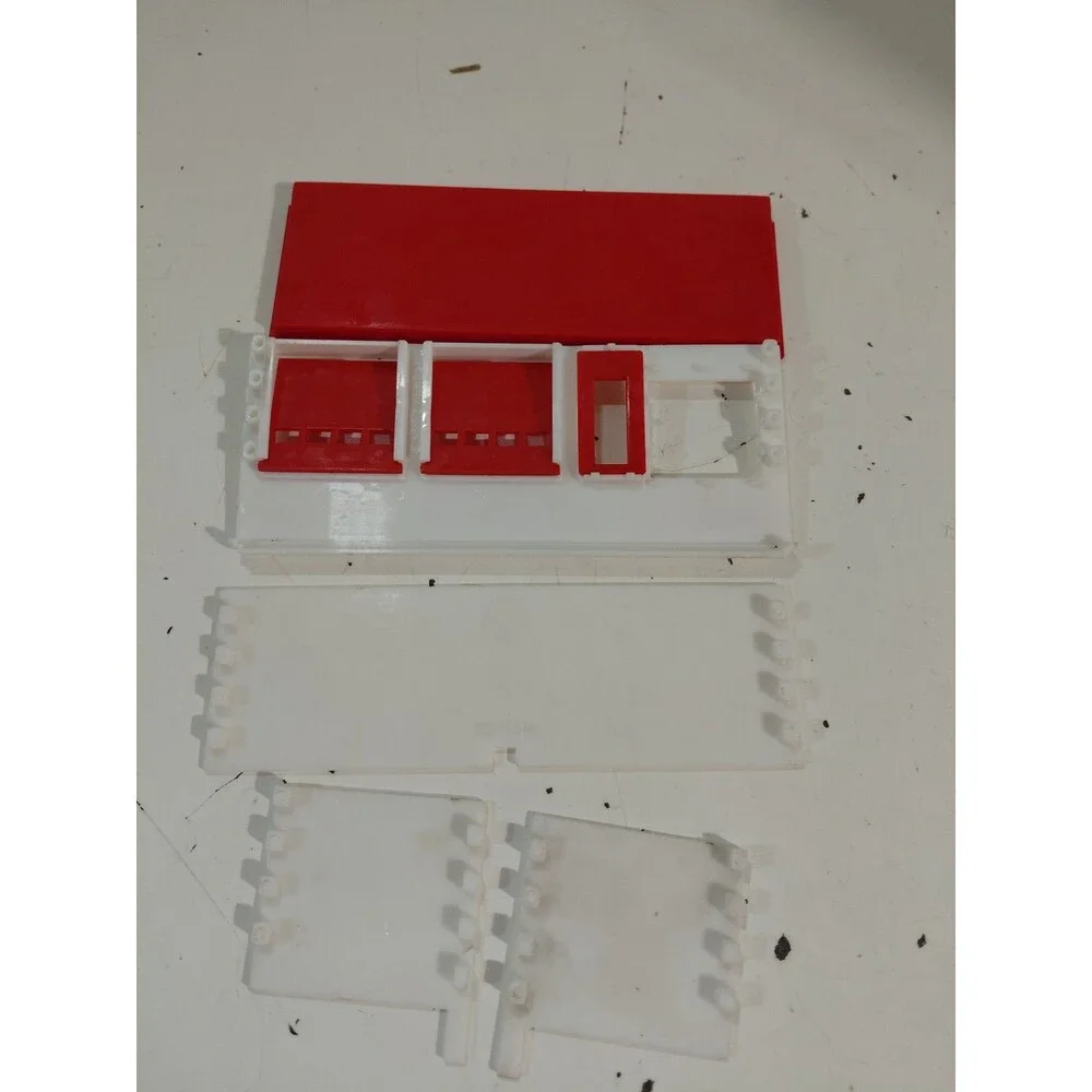 Plasticville O/S Gauge Model Railroad Scenery Service Station Garage Building